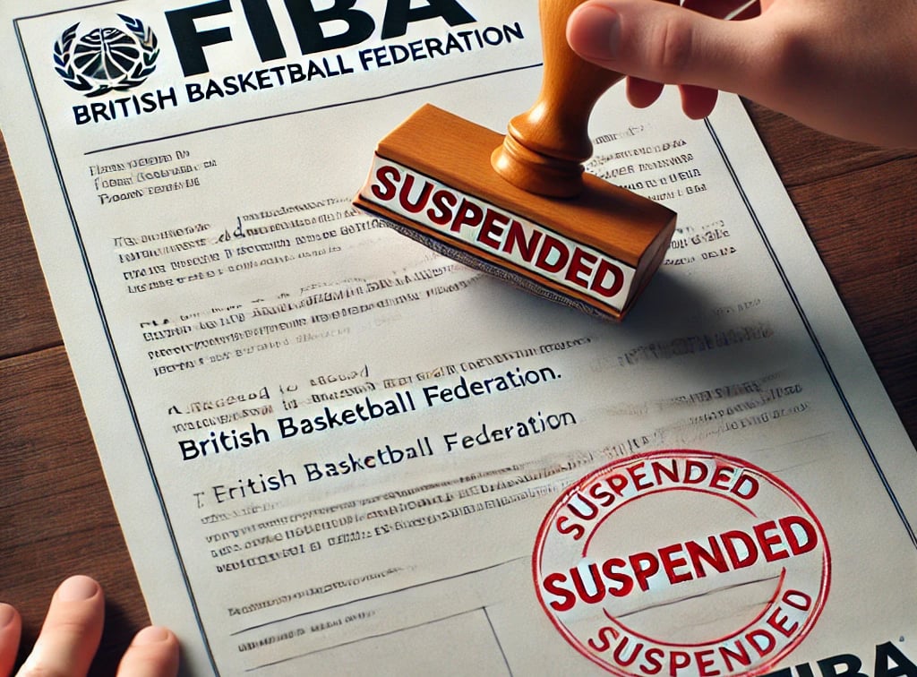 GB men’s team suspended by FIBA amid governance dispute