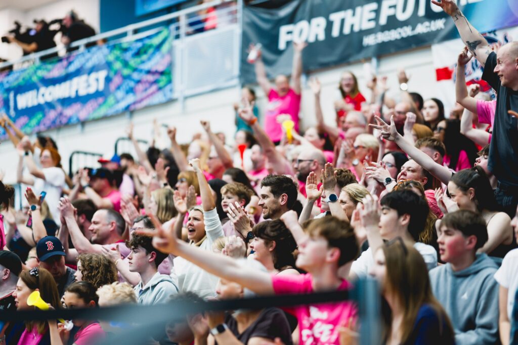 Bristol Flyers fans at SGS College Arena