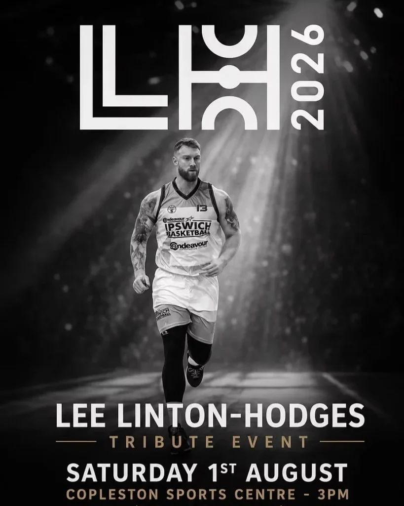 Lee Linton-Hodges Tribute Event Set for Ipswich in August image. Source: Basketball England.