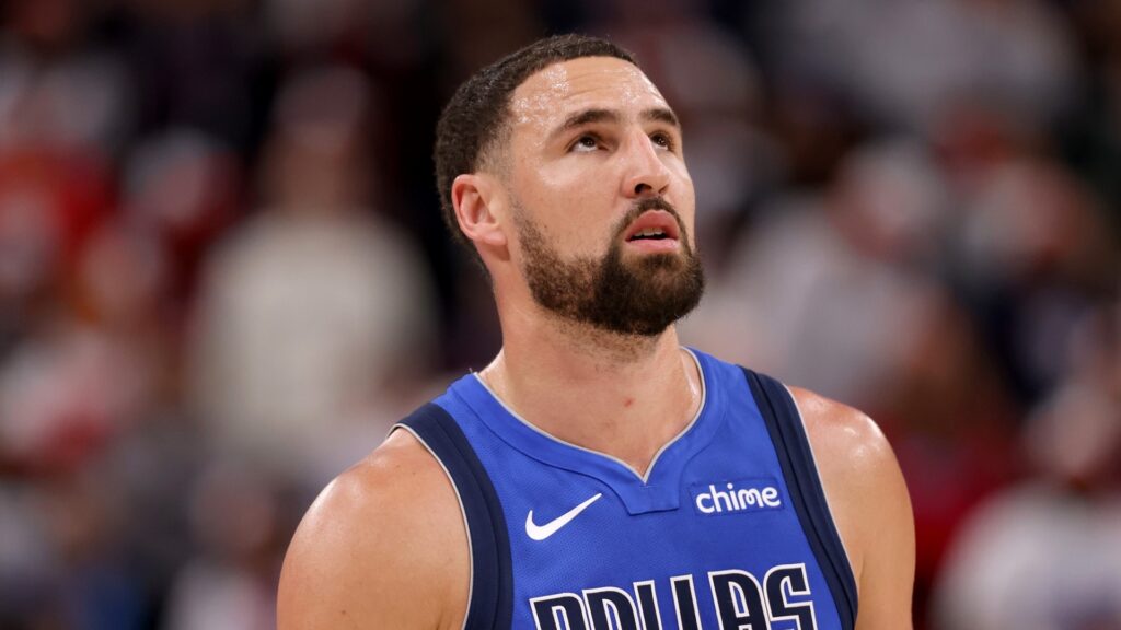 Klay Thompson, reportedly expected to join the Miami Heat after a Mavericks buyout