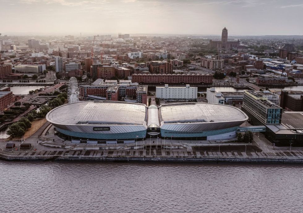 M&S Bank Arena area in Liverpool, where Liverpool Basketball will play home games