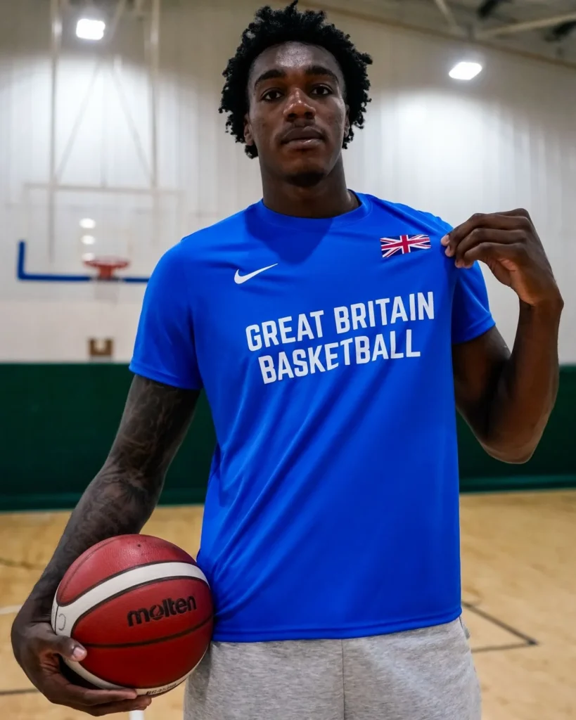 Amari Williams ahead of his first senior Great Britain men’s team appearance.