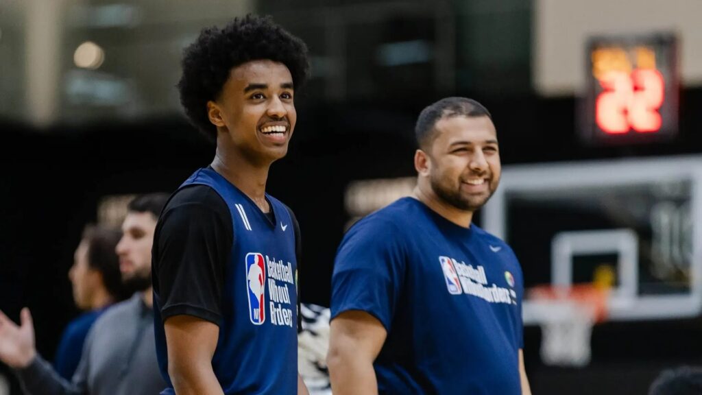 Basketball Without Borders camp action, used for the NBA announcement of the 2026 BWB Next Up camp in Istanbul.