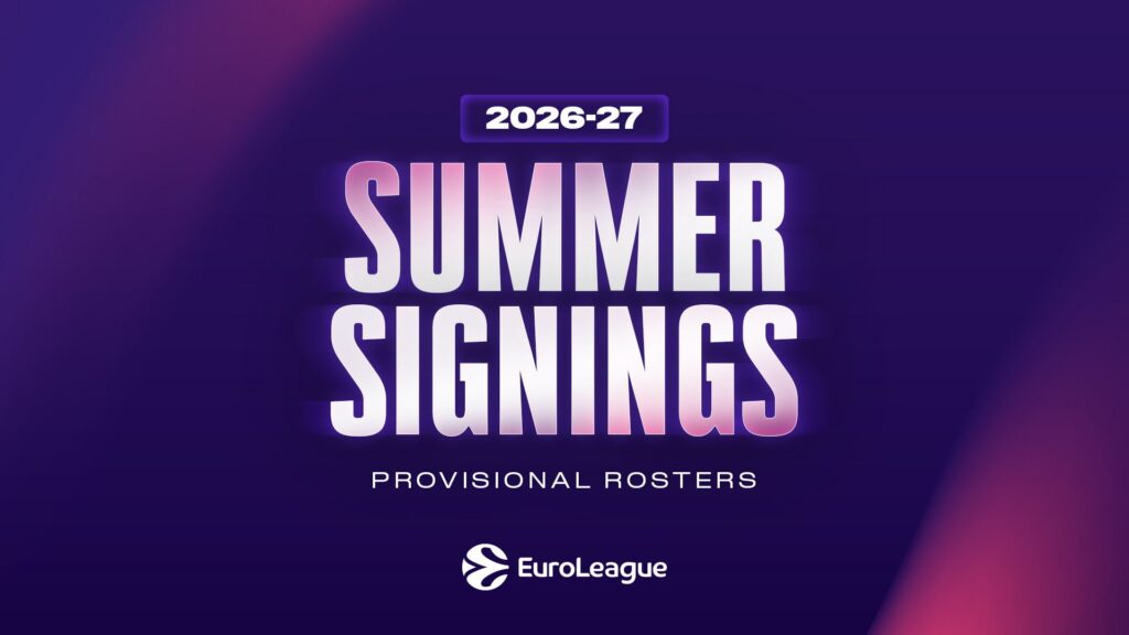 EuroLeague 2026-27 signings and provisional rosters graphic