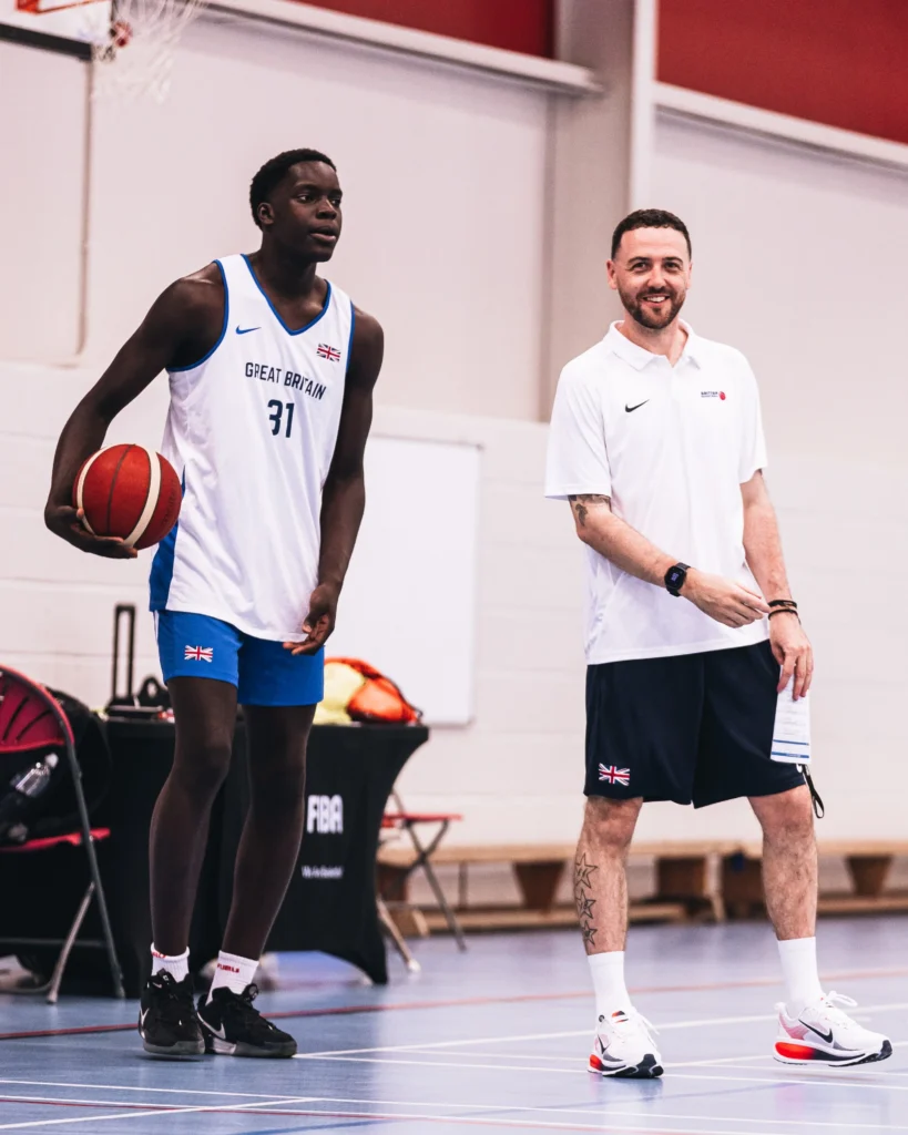 Great Britain U16 Men during preparation for the FIBA U16 EuroBasket 2026 Division B campaign.