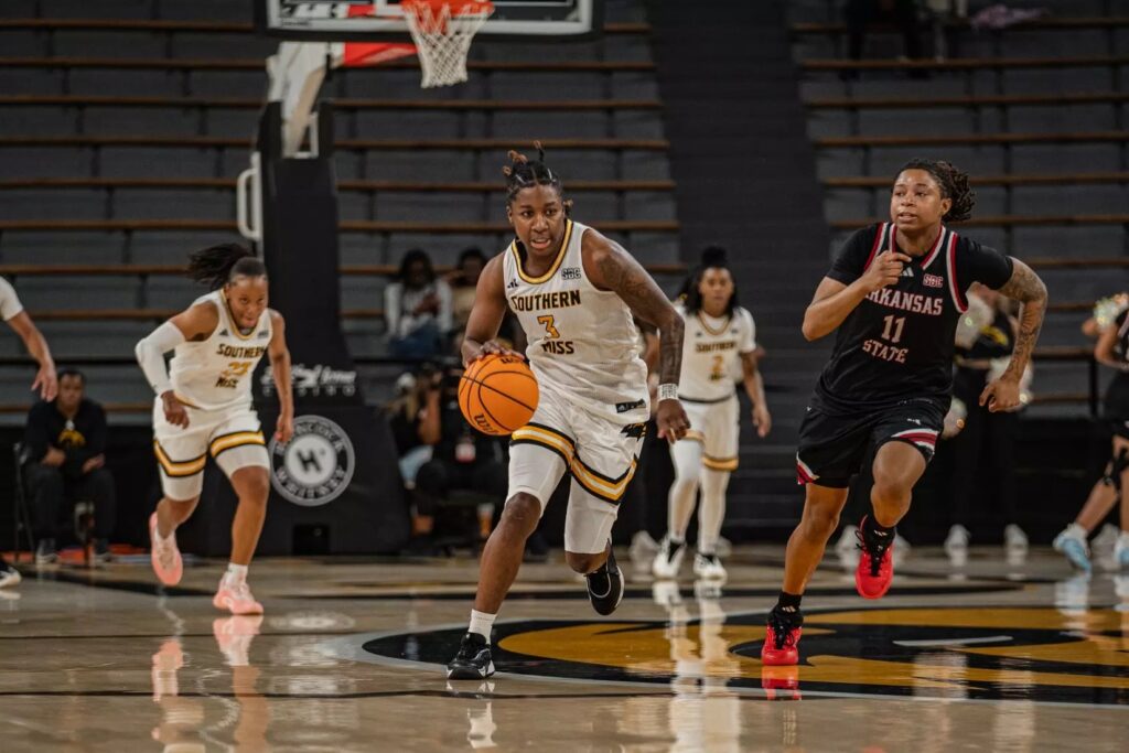 Jakayla Johnson in action before joining Newcastle Eagles Women for the 2026/27 season.