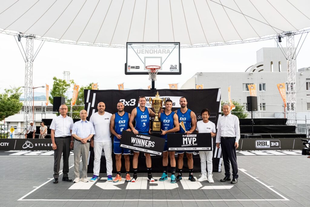 Liman players at the FIBA 3x3 Uenohara Challenger 2026.