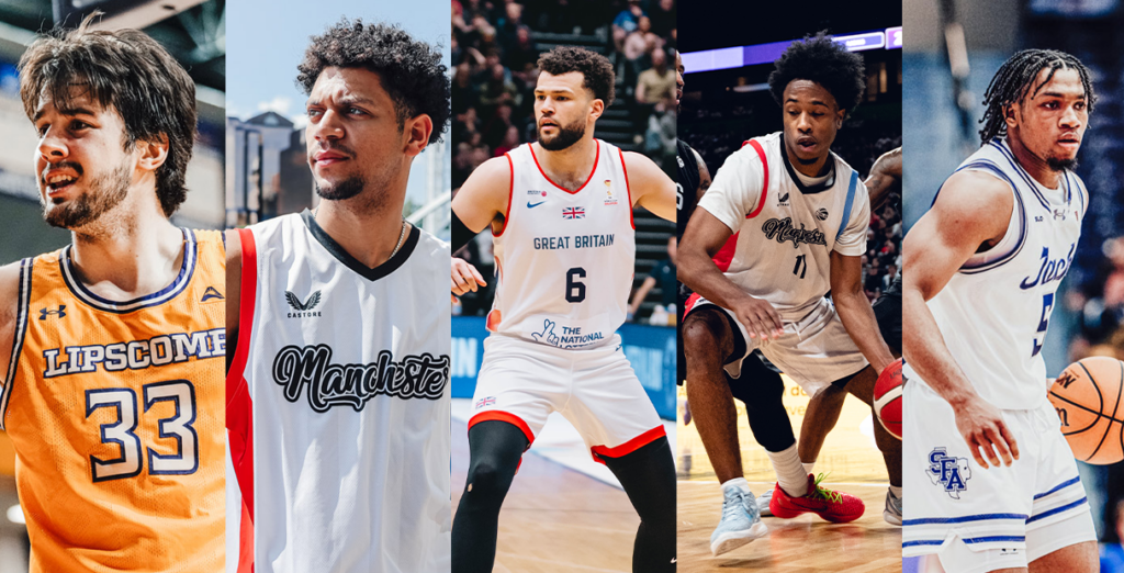 Manchester Basketball 2026/27 roster signing graphic from Super League Basketball.