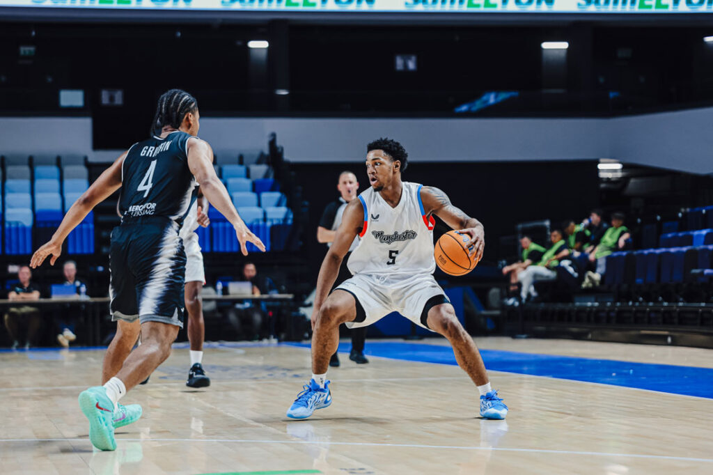 Manchester Basketball in action during the 2026-27 season